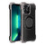 iPhone 13 Pro Max R-JUST RJ51-1 Hollow Rotating Holder MagSafe Magnetic Metal Phone Case - Silver Grey