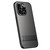iPhone 13 Pro Max R-JUST RJ-61 Electroplating Frosted TPU + PC Phone Case with Holder - Grey