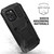 iPhone 13 Pro Max R-JUST Shockproof Water Resistant Dust-proof Metal + Silicone Protective Case with Holder - Black iPhone 13 Pro Max R-JUST Shockproof Water Resistant Dust-proof Metal + Silicone Protective Case with Holder - Black
