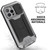 iPhone 13 Pro Max R-JUST Sliding Camera Shockproof Life Water Resistant Dust-proof Metal + Silicone Protective Case with Holder - Silver iPhone 13 Pro Max R-JUST Sliding Camera Shockproof Life Water Resistant Dust-proof Metal + Silicone Protective Case with Holder - Silver