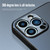 iPhone 13 Pro R-JUST RJ-52 3-Line Style Metal TPU Shockproof Protective Case - Black