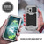 iPhone 13 Pro R-JUST Sliding Camera Shockproof Life Water-resistant Dust-proof Metal + Silicone Protective Case with Holder - Silver iPhone 13 Pro R-JUST Sliding Camera Shockproof Life Water-resistant Dust-proof Metal + Silicone Protective Case with Holder - Silver