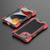 iPhone 13 R-JUST AMIRA Shockproof Dustproof Water Resistant Metal Protective Case - Red