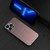 iPhone 13 R-JUST RJ-52 3-Line Style Metal TPU Shockproof Protective Case - Pink