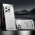 iPhone 14 Pro Max R-JUST RJ63-1 Frameless Aroma Mecha MagSafe Holder Phone Case - Silver