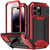 iPhone 14 Pro Max R-JUST Shockproof Life Water Resistant Dust-proof Case - Red