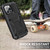 iPhone 14 Pro Max R-JUST Shockproof Water Resistant Dust-proof Case with Holder - Black iPhone 14 Pro Max R-JUST Shockproof Water Resistant Dust-proof Case with Holder - Black