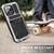iPhone 14 Pro Max R-JUST Shockproof Water Resistant Dust-proof Case with Holder - Silver
