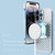 iPhone 14 Pro R-JUST Square Round Mirror PC+TPU Phone Case - Black