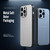 iPhone 15 Plus R-JUST RJ52 3-Line Style Metal TPU Shockproof Phone Case - Silver