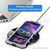 iPhone 15 Pro Max R-JUST Metal + Silicone + Tempered Glass Life Water-resistant Phone Case with Holder - Silver