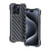 iPhone 15 Pro Max R-JUST RJ-50 Hollow Breathable Armor Metal Phone Case - Space Grey