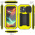 iPhone 15 Pro Max R-JUST Sliding Camera IP54 Life Water Resistant Holder Phone Case - Yellow iPhone 15 Pro Max R-JUST Sliding Camera IP54 Life Water Resistant Holder Phone Case - Yellow
