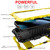 iPhone 15 Pro R-JUST Metal + Silicone + Tempered Glass Life Water-resistant Phone Case with Holder - Yellow
