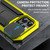 iPhone 15 Pro R-JUST Sliding Camera IP54 Life Water Resistant Holder Phone Case - Yellow iPhone 15 Pro R-JUST Sliding Camera IP54 Life Water Resistant Holder Phone Case - Yellow