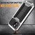 iPhone 15 R-JUST Sliding Camera IP54 Life Water-resistant Holder Phone Case - Silver