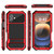 iPhone 16 Plus R-JUST Life Water Resistant Dustproof Shockproof Holder Phone Case - Red iPhone 16 Plus R-JUST Life Water Resistant Dustproof Shockproof Holder Phone Case - Red