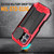 iPhone 16 Plus R-JUST Sliding Camera IP54 Life Water Resistant Holder Phone Case - Red iPhone 16 Plus R-JUST Sliding Camera IP54 Life Water Resistant Holder Phone Case - Red