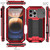 iPhone 16 Pro Max R-JUST Sliding Camera IP54 Life Water Resistant Holder Phone Case - Red iPhone 16 Pro Max R-JUST Sliding Camera IP54 Life Water Resistant Holder Phone Case - Red