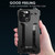 iPhone 16 Pro R-JUST RJ-17 Shockproof Armor Hollow Metal Phone Case - Black