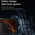 iPhone 16 R-JUST RJ-17 Shockproof Armor Hollow Metal Phone Case - Black