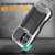 iPhone 16 R-JUST Sliding Camera IP54 Life Water Resistant Holder Phone Case - Silver iPhone 16 R-JUST Sliding Camera IP54 Life Water Resistant Holder Phone Case - Silver
