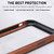 iPhone XS Max R-JUST Metal + Wood Frame Protective Case