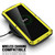 Samsung Galaxy S21 FE R-JUST Shockproof Water Resistant Dust-proof Metal + Silicone Protective Case with Holder - Yellow