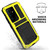 Samsung Galaxy S21 Ultra 5G R-JUST Shockproof Water Resistant Dust-proof Metal + Silicone Protective Case with Holder - Yellow