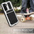 Samsung Galaxy S21+ 5G R-JUST Shockproof Water-resistant Dust-proof Metal + Silicone Protective Case with Holder - Silver