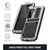 Samsung Galaxy S22 5G R-JUST Metal + Silicone Holder Phone Case - Silver