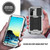 Samsung Galaxy S22+ 5G R-JUST Sliding Camera Metal + Silicone Holder Phone Case - Silver