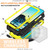 Samsung Galaxy S22+ 5G R-JUST Sliding Camera Metal + Silicone Holder Phone Case - Yellow Samsung Galaxy S22+ 5G R-JUST Sliding Camera Metal + Silicone Holder Phone Case - Yellow