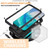 Samsung Galaxy S23 5G R-JUST Sliding Camera Design Life Water Resistant Dustproof Shockproof Phone Case - Black