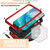 Samsung Galaxy S23 5G R-JUST Sliding Camera Design Life Water-resistant Dustproof Shockproof Phone Case - Red