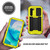 Samsung Galaxy S23 5G R-JUST Sliding Camera Design Life Water-resistant Dustproof Shockproof Phone Case - Yellow