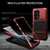 Samsung Galaxy S23 Ultra 5G R-JUST Life Water-resistant Dustproof Shockproof Phone Case - Red