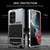 Samsung Galaxy S23 Ultra 5G R-JUST Life Water-resistant Dustproof Shockproof Phone Case - Silver