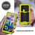 Samsung Galaxy S23 Ultra 5G R-JUST Sliding Camera Design Life Water-resistant Dustproof Shockproof Phone Case - Yellow