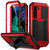 Samsung Galaxy S23+ 5G R-JUST Sliding Camera Design Life Water Resistant Dustproof Shockproof Phone Case - Red