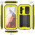 Samsung Galaxy S24 5G R-JUST Sliding Camera Life Water Resistant Holder Phone Case - Yellow Samsung Galaxy S24 5G R-JUST Sliding Camera Life Water Resistant Holder Phone Case - Yellow