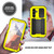 Samsung Galaxy S24 5G R-JUST Sliding Camera Life Water Resistant Holder Phone Case - Yellow Samsung Galaxy S24 5G R-JUST Sliding Camera Life Water Resistant Holder Phone Case - Yellow