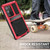 Samsung Galaxy S24 Ultra 5G R-JUST Life Water-resistant Dustproof Shockproof Phone Case - Red