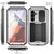 Samsung Galaxy S25 5G R-JUST Sliding Camera Life Water Resistant Holder Phone Case - Silver