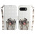Google Pixel 9a 3D Colored Horizontal Flip Leather Phone Case - Pug