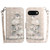 Google Pixel 9a 3D Colored Horizontal Flip Leather Phone Case - Squirrels