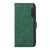 Google Pixel 9a ABEEL Color Block Magnetic RFID Leather Phone Case - Green-Black