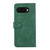 Google Pixel 9a ABEEL Color Block Magnetic RFID Leather Phone Case - Green-Black