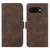 Google Pixel 9a ABEEL Frosted Magnetic RFID Leather Phone Case - Brown Google Pixel 9a ABEEL Frosted Magnetic RFID Leather Phone Case - Brown