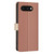 Google Pixel 9a Color Matching RFID Anti-theft Leather Phone Case - Brown Google Pixel 9a Color Matching RFID Anti-theft Leather Phone Case - Brown
